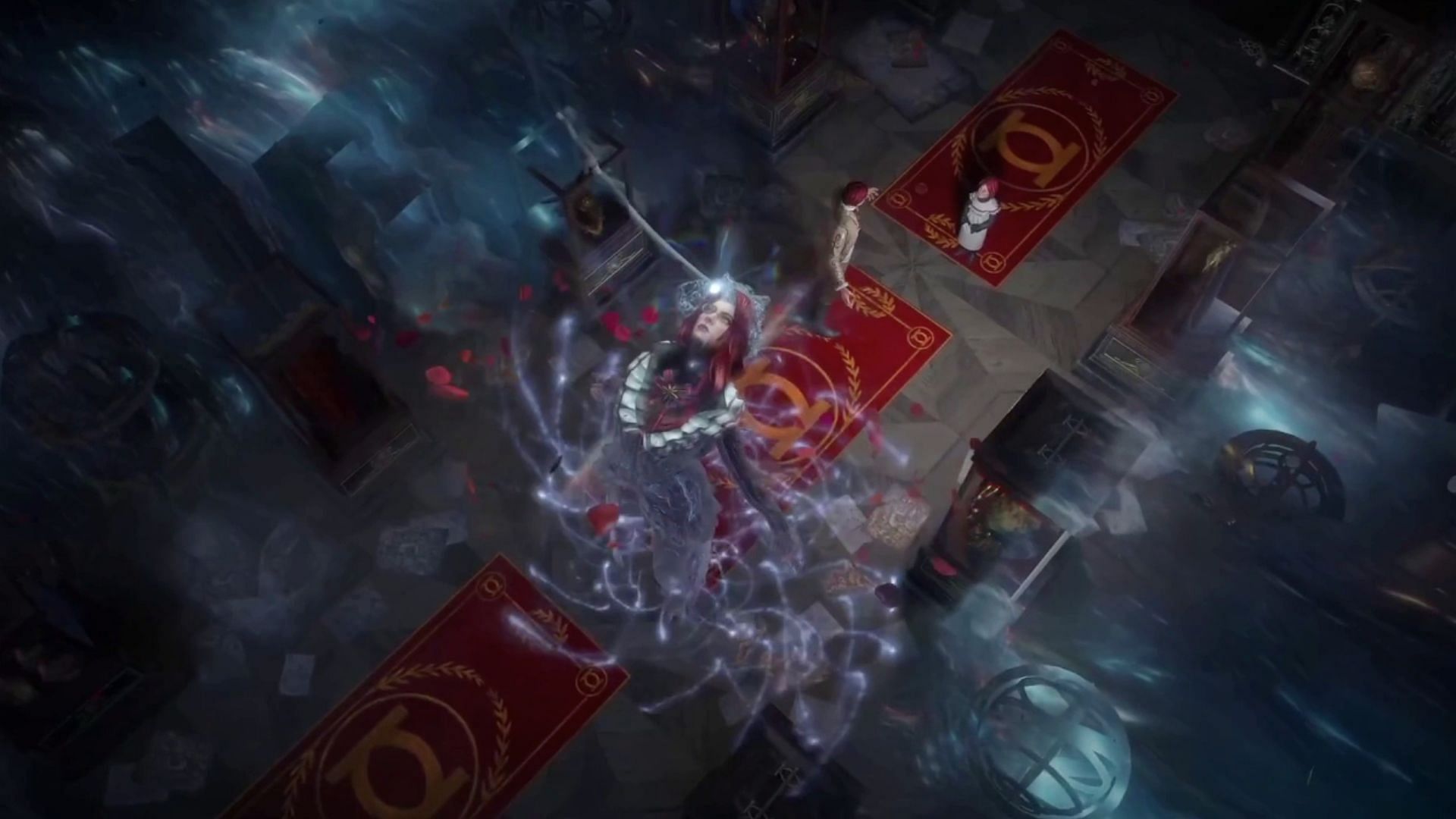 Zana trapped in Memory Threads (Image via Grinding Gear Games)